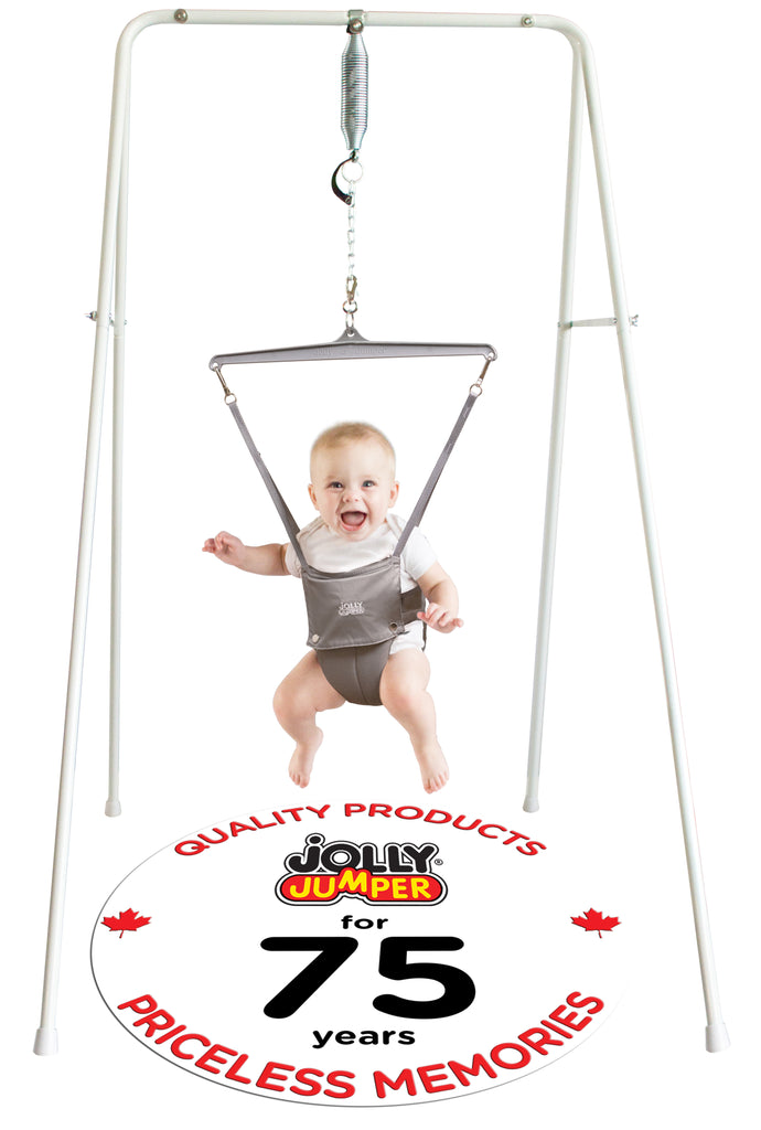 The Jolly Jumper *CLASSIC* with Stand - Grey Saddle