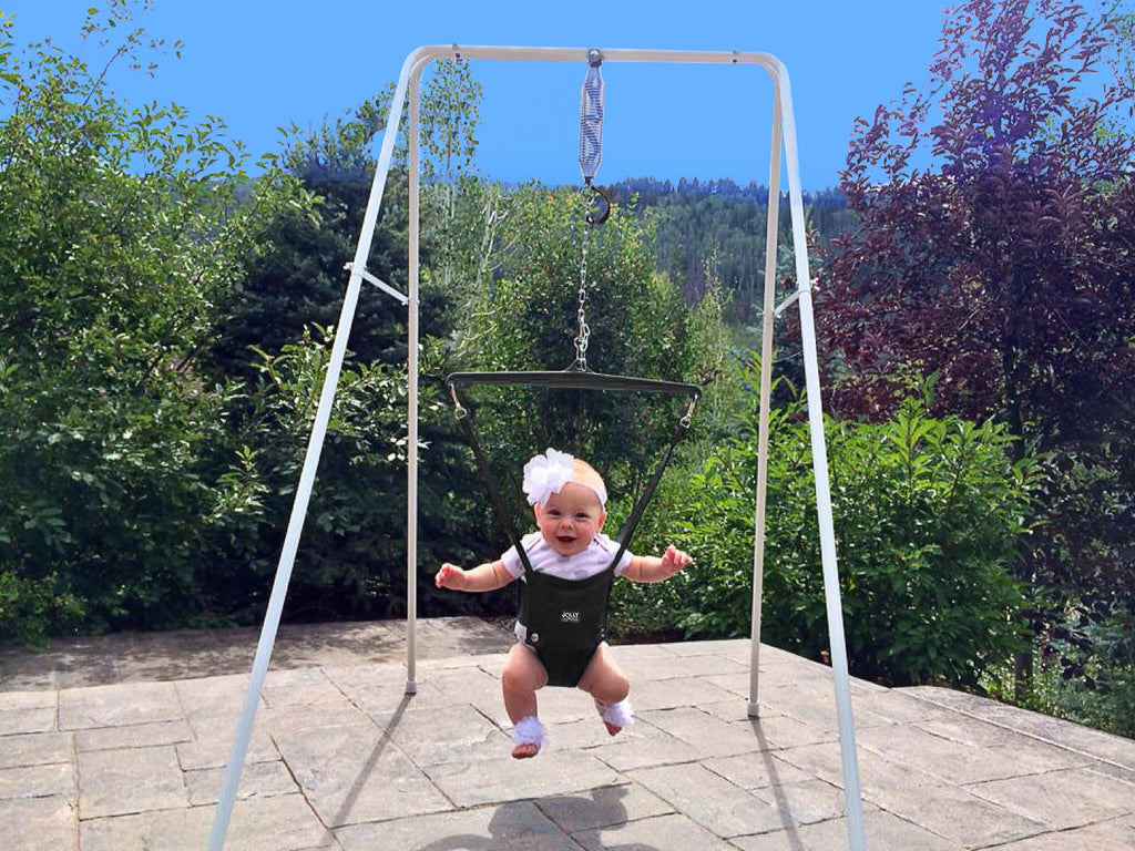 Jolly Jumper **ELITE** - The Original Jolly Jumper with super stand and  premium spring. Trusted by parents to provide fun for babies and to create